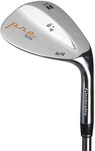 Pinemeadow Pre Wedge (Right-Handed, Steel, Regular, 64-Degrees), Black Golf Individual Irons : Sports & Outdoors