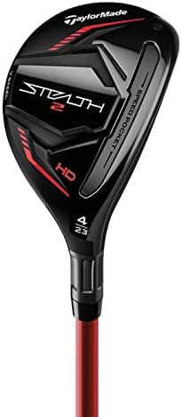 TaylorMade Golf STEALTH2 HIGH DRAW RESCUE 4-23/RIGHT HAND REGULAR,BLACK/RED  Sports & Outdoors