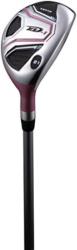 Aspire XD1 Ladies Womens Complete Right Handed Golf Clubs Set Includes Titanium Driver, S.S. Fairway, S.S. Hybrid, S.S. 6-PW Irons, Putter, Stand Bag, 3 H/C's Pink Sports & Outdoors - Image 6