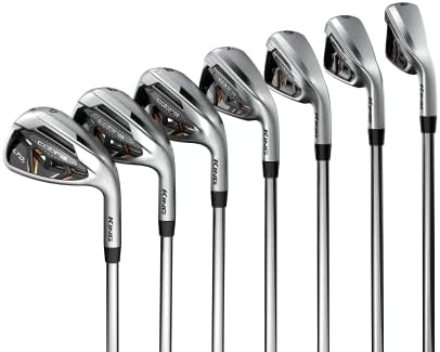 Cobra Golf 2022 LTDX Iron Set Satin Chrome-Gold Fusion (Men's, Right Hand, KBS Tour 90, Reg Flex, 5-GW)  Sports & Outdoors
