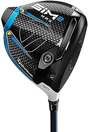 TaylorMade Golf SIM 2 MAX DRIVER 9.0 DEGREE MENS RIGHT HAND GRAPHITE REGULAR