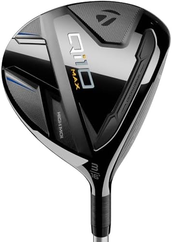 TaylorMade Golf Qi10 MAX Fairway 3 Wood Stiff Right Handed, Silver