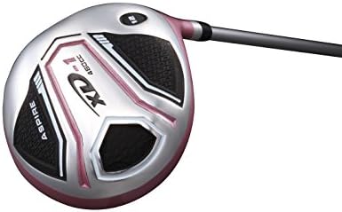 Aspire XD1 Ladies Womens Complete Right Handed Golf Clubs Set Includes Titanium Driver, S.S. Fairway, S.S. Hybrid, S.S. 6-PW Irons, Putter, Stand Bag, 3 H/C's Pink Sports & Outdoors - Image 3