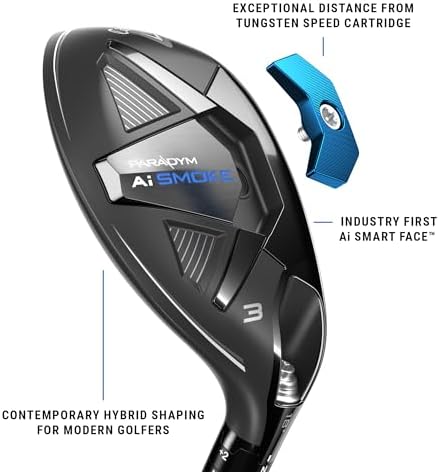 Callaway Golf Paradym AI Smoke Hybrid (Right Hand, Cypher 60G, 6 Hybrid, Regular) Sports & Outdoors - Image 4
