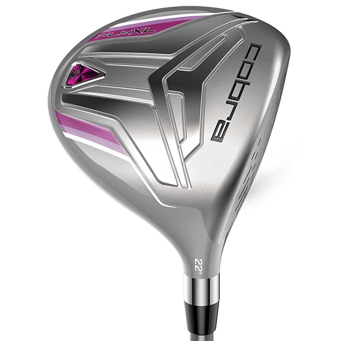 Cobra Women's Fly-XL Complete Stand Bag Set Silver/Plum - Image 4