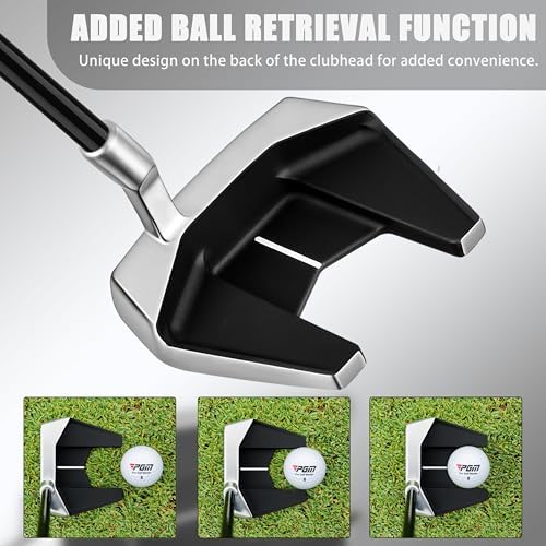 PGM Golf Standing Putter - Single Club with Stable Low Center of Gravity, High Forgiveness Golf Club, with Alignment Aid - 34 inch Sports & Outdoors - Image 5